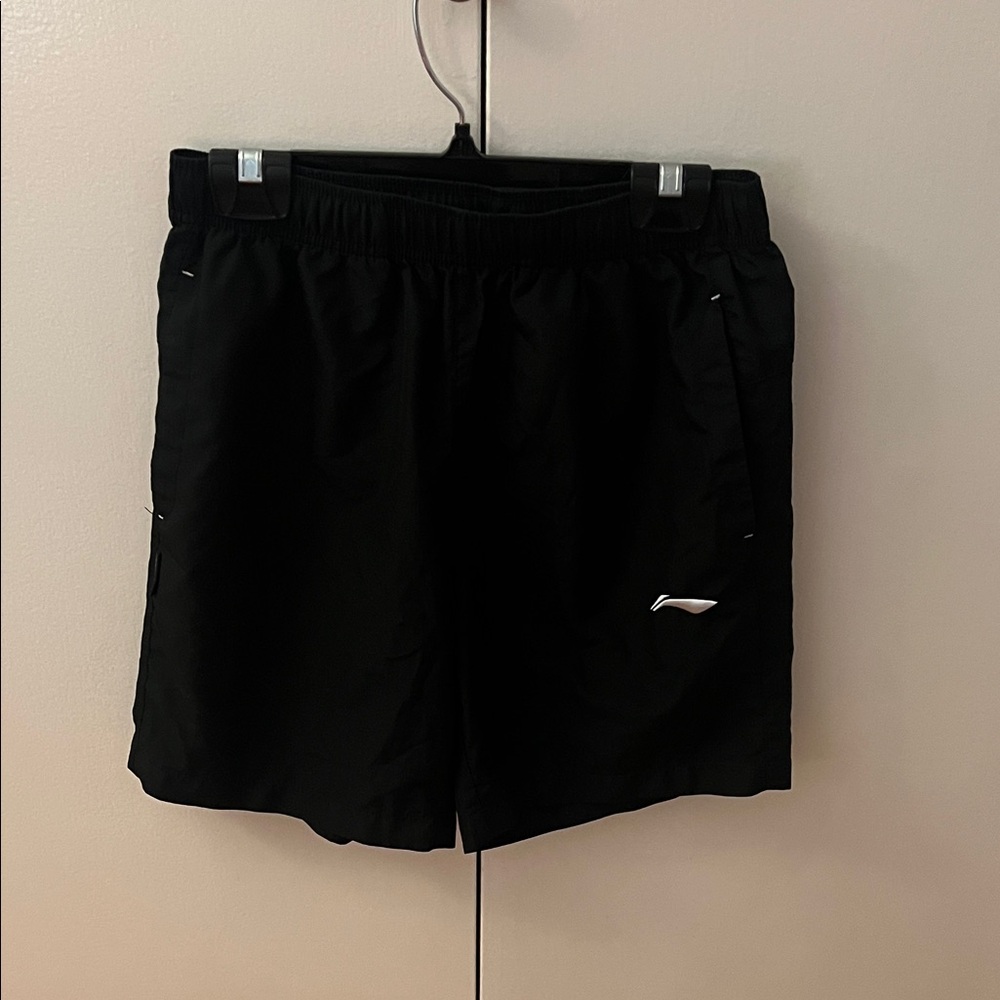 Sleek Black Athletic Shorts for Men